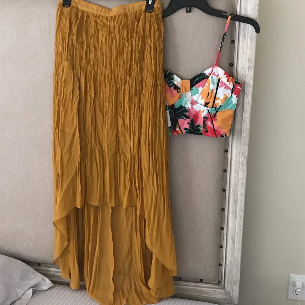 Bar III High Low Maxi Skirt